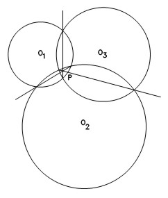 CENTRO RADICAL A TRES CIRCUNFERENCIAS